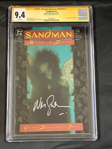Sandman #8 1989 CGC 9,4 páginas blancas serie de firmas Neil Gaiman primera muerte - Imagen 1 de 3