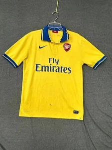 Nike Dri-Fit Trikot Herren Medium gelb Arsenal 2013-14 Away Fußball #90 Rivera - Bild 1 von 10