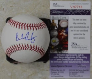 Béisbol oficial firmado por Brendan Rodgers MLB con certificado de autenticidad JSA #V97716 Colorado Rockies - Imagen 1 de 3