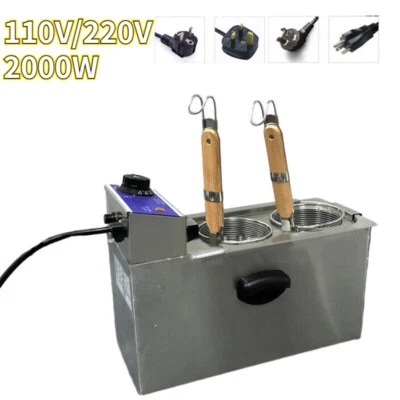 110V/220V Desktop Electric 2000W 2 Baskets Pasta Cooker Noodle Cooking Machine - Image 1 of 4
