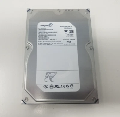 Seagate Barracuda ST3300822AS 300GB 7200RPM  3Gb/s 8MB Cache SATA 3.5 Hard Drive - Image 1 of 3