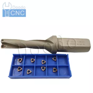 1× U drill C25-4D 17mm WC Series Drill Insert Fast Drilling Bit+10PCS WCMX030208 - Picture 1 of 9