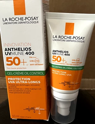 La Roche-Posay ANTHELIOS SPF50+ CREMA GEL Dry Touch Protector Solar Antibrillo 50 ml Foto 1 de 4