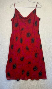 Vintage Y2K 90s Positive Attitude Size 16 Paisley Retro Fairy Midi Dress - Picture 1 of 6