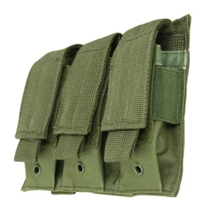 MOLLE 3 bolsillos VERDE Mag Pouch se adapta a pistola P85 P89 P92 P94 P95 SR9 SR40 AMERICANA - Imagen 1 de 3
