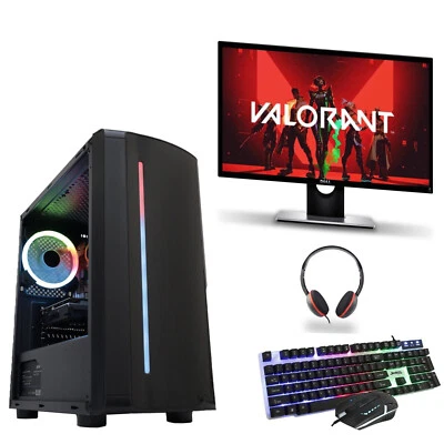 Barato Gaming Rápido PC Lote Intel Core i5 16GB RAM 500GB SSD Gt 1030 Windows 10 - Imagen 1 de 4