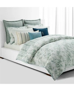 Lauren Ralph Lauren Julianne WC 3-teilig Voll/Königin Bettbezug Set Salbei $ 300 - Bild 1 von 8