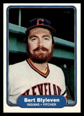1982 Fleer #361 Bert Blyleven Cleveland Indians Baseball card - Image 1 of 2