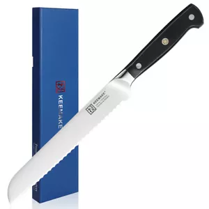 Keemake 8 Zoll Brot Kuchen Messer Edelstahl Schneiden Schneiden Kochen Messer - Bild 1 von 6