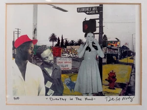 Nelson De La Nuez Matted Art Print Dorothy in the Hood 1998 - Picture 1 of 9