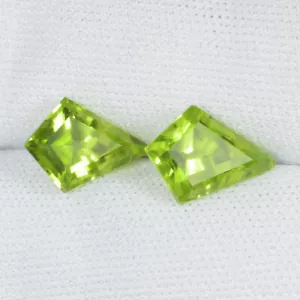 Lucentezza superiore 4,44 carati e migliore coppia di taglio peridoto naturale verde fantasioso...!!!! - Foto 1 di 2