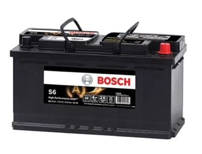 Battery AGM BOSCH Valve Regulated BCI Group 49 CCA 850 170 Reserve Capacity - Image 1 of 4