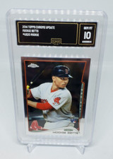 2014 Topps Chrome Update Mookie Betts #US-20 Rookie GMA GEM MINT 10!  Hot! Hot!!