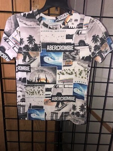 Abercrombie Kids signature tee kids size 9/10           A-2 - Picture 1 of 3