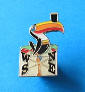 Guinness Toucan Weather Vane Pin badge. VGC. Unused. Enamel. - Picture 1 of 6