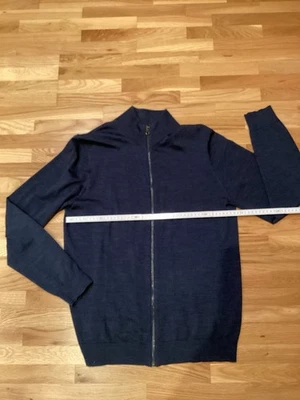 Paul Costelloe Herren-Strickjacke aus 100 % Merinowolle (Größe L) - Bild 1 von 3