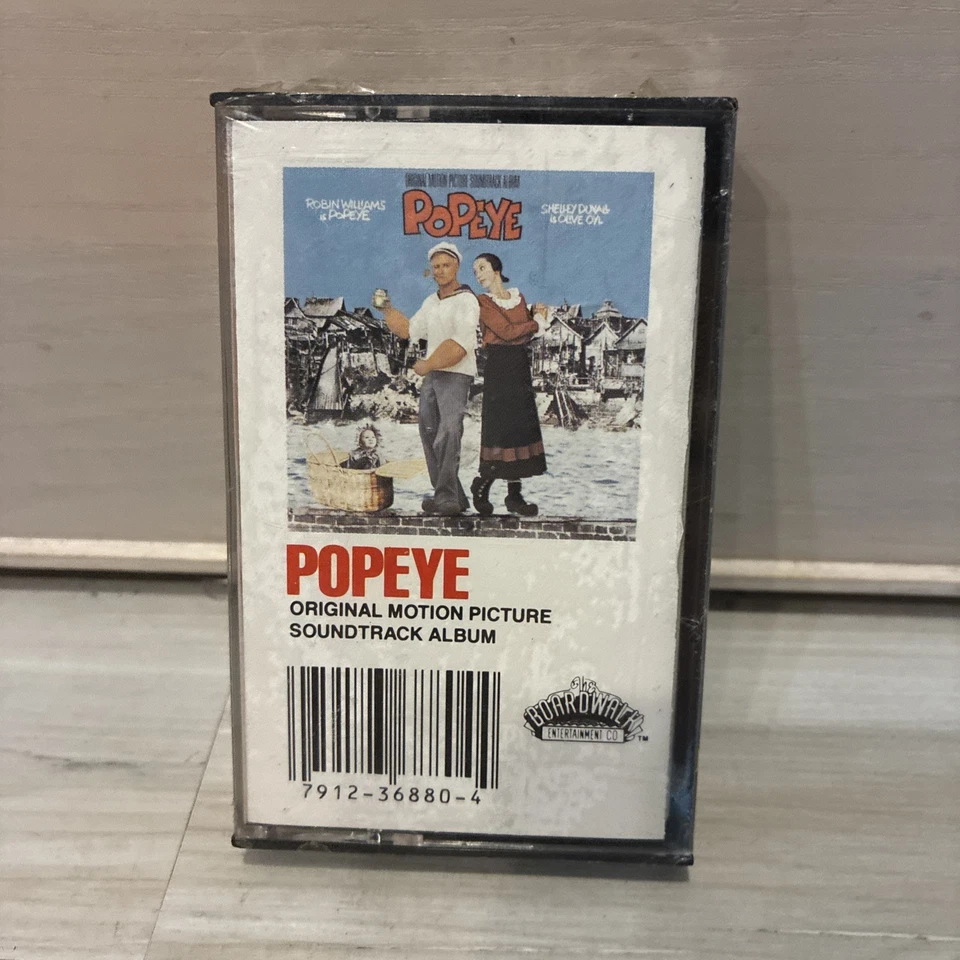 BRAND NEW POPEYE - Original Motion Picture Soundtrack (1980) Cassette Sealed - Image 1 of 3