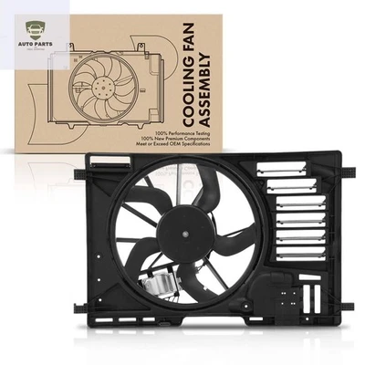 New Radiator Condenser Fan Assembly For 2014-2018 Ford Transit Connect 1.6L 2.5L Foto 1 de 4