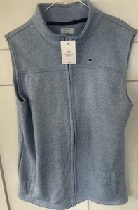 NWT Gorgeous Crown & Ivy Sky Blue Full Zip Vest Women’s Size XL W/ Front Pockets - Picture 1 of 5