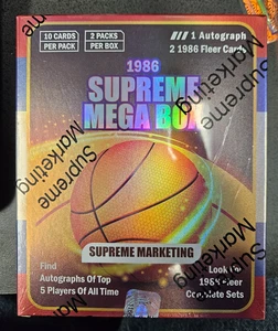 Supreme Mega Box Fleer 1986 baloncesto - Imagen 1 de 2