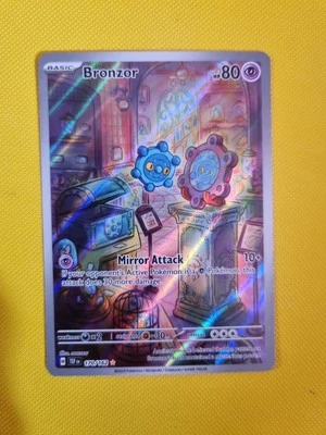 Pokémon TCG Bronzor 170/162 Sv05: Temporal Forces Illustration Rare - Image 1 of 2