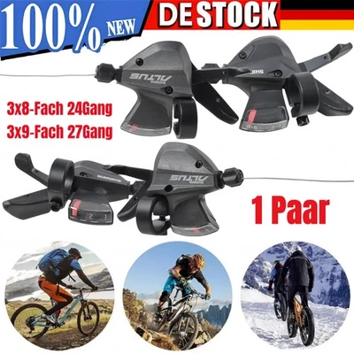 2x Fahrrad Schalthebel Altus MTB SL-M 310/370 für Shimano 3x8/3x9-fach Schaltung - Bild 1 von 4