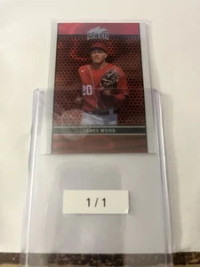 2024 Leaf Metal Red 1/1 James Wood #LB-76  - Bild 1 von 2