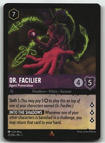 Dr. Facilier - Agent Provocateur Rare The First Chapter 37/204 NM