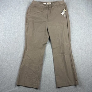 Pantalones Talbots Mujer 14W Beige Elastizados Ajuste A Medida Chino Modelando Carrera Nuevos con Etiquetas $78 - Imagen 1 de 10