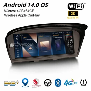 8,8" Android 14 Navi DAB+ Autoradio BMW 3er E90 E91/92/93 5/6er E60/61/63/64 CCC - Bild 1 von 24