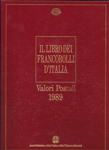Il libro dei Francobolli 1989 Poste Italiane - Annata completa Italia Repubblica - Imagen 1 de 1