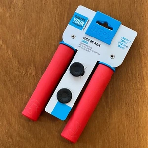 NEW Shimano PRO Silicone Slide On Mountain Bike Handlebar Grips Red 130mm 32mm - Picture 1 of 3