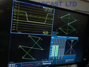 Tektronix wvr610a composite / SDI waveform vectorcope rasterizer outputs scop - Picture 1 of 13