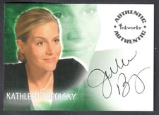 ROSWELL TV SERIES (Inkworks/2000) AUTOGRAPH CARD #A6 JULIE BENZ Rita on DEXTER