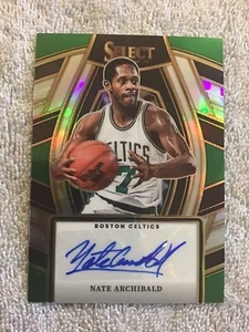 2023-24 Panini Select NATE ARCHIBALD Green Prizm Significance Autograph Celtics - Picture 1 of 3