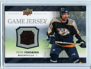 2007-08 Upper Deck Game Jerseys #GJ2-PF Peter Forsberg - Picture 1 of 2