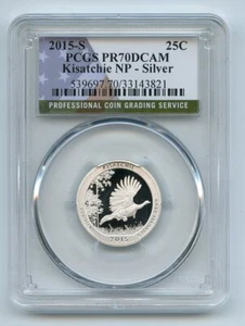 2015 S 25C Silver Kisatchie Quarter PCGS PR70DCAM - Picture 1 of 1