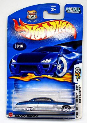 Hot Wheels #016 Fish'D & Chip'D, 2003 4/42, Metal Collection - Image 1 of 2