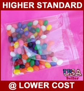 5000 Pcs 2x3" Polypropylene Bag Clear Resealable PP Bags 1.5 Mil Display Charms - Picture 1 of 4