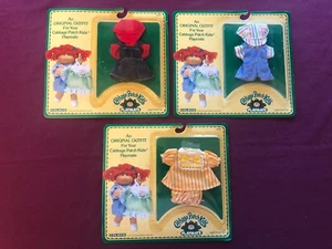 Vintage Cabbage Patch Kids PLAYMATE, Lot of 3 Outfits, 3942, 1984, NIP