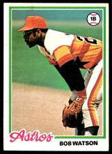 1978 Topps 330 Bob Watson   Houston Astros  Baseball Card
