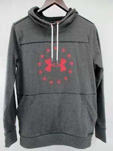 FELPA CON CAPPUCCIO UNDER ARMOUR THREADBORNE GRIGIA SCIOLTA DONNA MEDIA - Foto 1 di 6