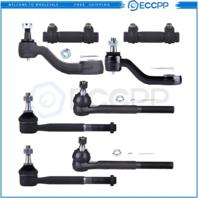 Brazo de dirección Pitman extremo de barra de amarre interior y exterior para 1993-99 GMC C1500 C2500 Foto 1 de 4