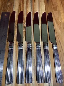 Reed & Barton 18/10 Stainless CRESCENDO Dinner Knives 9.5” - Set of Six - Used - Picture 1 of 5