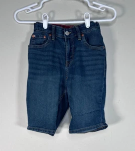 Levi's Bermuda Denim Jean Shorts Boys 14 Low Rise Stretch Blue Casual - Picture 1 of 12