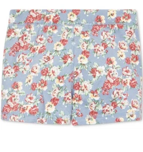 $36 Polo Ralph Lauren Flowered French Terry Girls Shorts Sz 16 CK10 - Picture 1 of 2