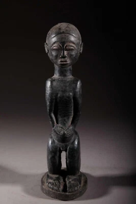 art africain Statue Baoulé 2430 - Photo 1/4