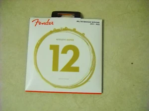Fender acoustic Guitar 12 80/20 Bronze wound .012-.052 Guitar String - Picture 1 of 2
