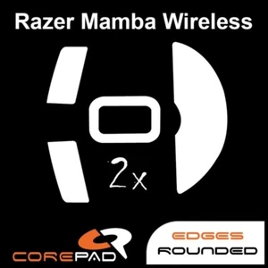 Corepad Skatez Razer Mamba Wireless 2018 Replacement Mouse Feet PTFE Teflon - Picture 1 of 1