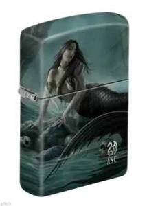 GENUINE Zippo Lighter ANNE STOKES MERMAID SIREN'S LAMENT 540 Colour Allover NEW - Picture 1 of 13